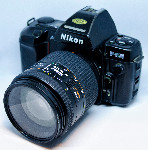 Nikon F-801 front left angle